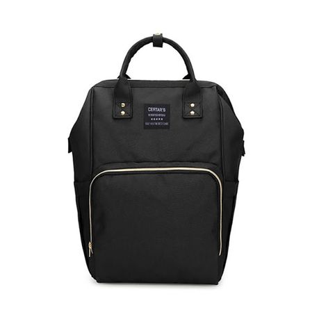 Mummy Bag Multi-Function Waterproof Travel Backpack - Black Buy Online in Zimbabwe thedailysale.shop