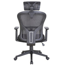 Load image into Gallery viewer, Linx Optima Operators High Back Mesh Chair with Head Rest - Black
