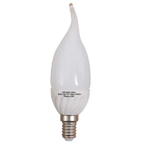 5 Watt LED E14 Flame Bulb 3000k