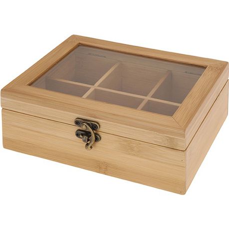 Excellence Homeware Bamboo Tea Box Buy Online in Zimbabwe thedailysale.shop