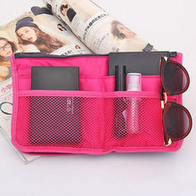 Load image into Gallery viewer, My Bag Travel Cosmetic &amp; Organizer Handbag - Dark Pink
