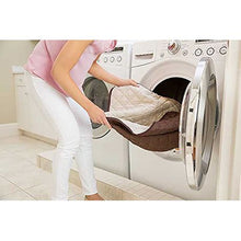 Load image into Gallery viewer, Deluxe Single Seater Reversible Sofa Furniture Protector-Brown-Cream
