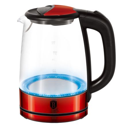 Berlinger Haus 1.7 Litre Electric Glass Kettle - Burgundy Metallic