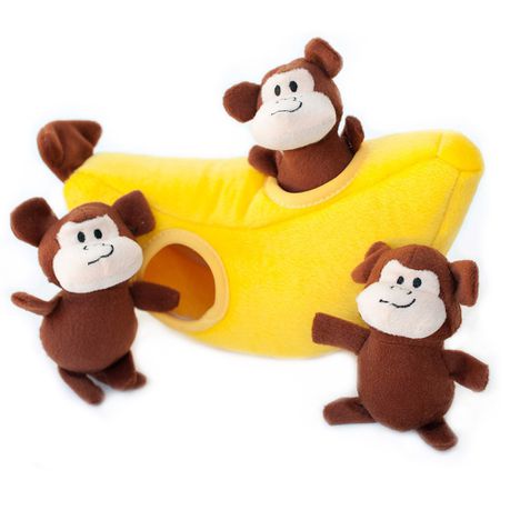 Zippy Paws Burrow Hide & Seek Toy - Monkey ’n Banana Buy Online in Zimbabwe thedailysale.shop