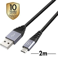Load image into Gallery viewer, MUVIT Tiger 2M Ultra Resistant Micro-USB Cable
