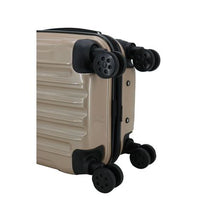 Load image into Gallery viewer, Hazlo 5 Piece ABS+PC Hard Luggage Bag Set with Trolley - Coffee Brown
