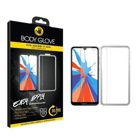 Body Glove Huawei Y7 2019 Easy Apply Tempered Screen Guard Buy Online in Zimbabwe thedailysale.shop