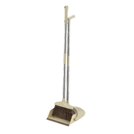 Windproof Broom and Dustpan Set - Brown Buy Online in Zimbabwe thedailysale.shop
