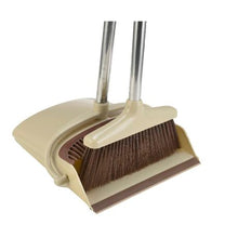 Load image into Gallery viewer, Windproof Broom and Dustpan Set - Brown

