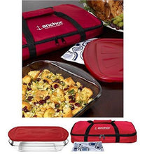 Load image into Gallery viewer, Anchor Hocking - Essentials Glass Baking Dish Travel Pack - 4 Piece Set
