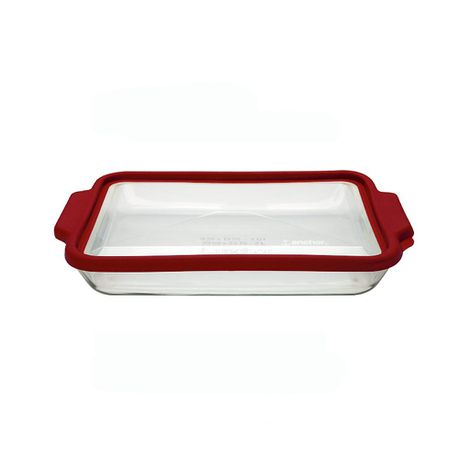 Anchor Hocking - TrueFit Glass Baking Dish with TrueFit Lid 2.85 Litre