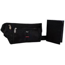 Load image into Gallery viewer, Fino Waist Bag with Passport Cover - Black
