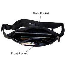 Load image into Gallery viewer, Fino Waist Bag with Passport Cover - Black
