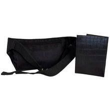 Load image into Gallery viewer, Fino Waist Bag with Passport Cover - Black
