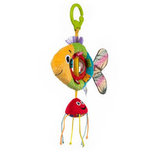 Load image into Gallery viewer, Balibazoo - Double Hanging Animal - Goldfish Goldie with Octopus
