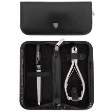 Load image into Gallery viewer, Kellermann 3 Swords Toe Nail Clipper Set 52351 Black - 2 Pieces
