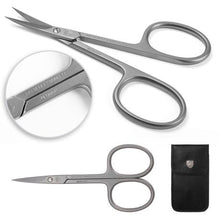 Load image into Gallery viewer, Kellermann 3 Swords Cuticle Scissors Curved INOX Stainless Steel AE 1911
