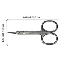 Load image into Gallery viewer, Kellermann 3 Swords Cuticle Scissors Curved Towerpoint  AE 1913

