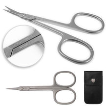 Load image into Gallery viewer, Kellermann 3 Swords Cuticle Scissors Curved Towerpoint  AE 1913
