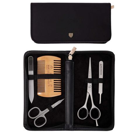 Kellermann 3 Swords Beard Care and Manicure Kit Combined L 5291 N- 5 Pieces