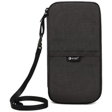 Load image into Gallery viewer, RFID Travel Passport Neck Wallet Cards Organizer Zipper
