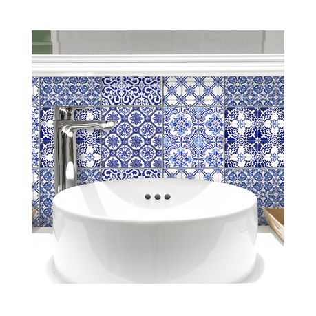 Tilevera Tile Stickers - Portuguese Azul - 15x15cm Buy Online in Zimbabwe thedailysale.shop