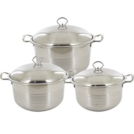 6 Piece Stainless Steel High Quality Cookware Buy Online in Zimbabwe thedailysale.shop