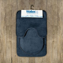 Load image into Gallery viewer, Waltex Memories Luxury Foam Bath Mats - Navy
