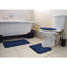 Load image into Gallery viewer, Waltex Memories Luxury Foam Bath Mats - Navy
