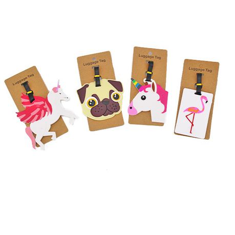 Bundle of 4 Travel Tags - Animal Buy Online in Zimbabwe thedailysale.shop