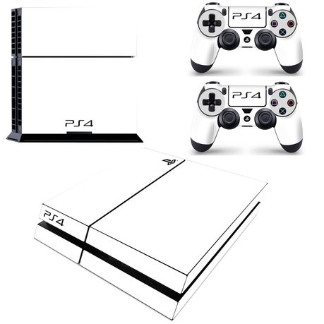 SkinNit Decal Skin For PS4: White 2019