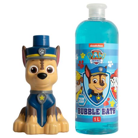 Paw Patrol 'Chase' 3D 300ml & 1 Litre Bubble Bath Buy Online in Zimbabwe thedailysale.shop