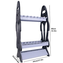 Load image into Gallery viewer, Predator Fishing 16 Rod Holder Storage Rack, Organiser &amp; Protector
