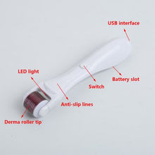 Load image into Gallery viewer, 0.25mm LED Vibrating Microneedle Derma Roller
