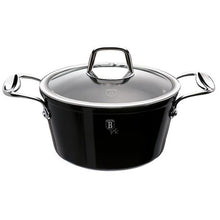 Load image into Gallery viewer, Berlinger Haus 20cm Marble Coating Casserole with Lid - Royal Black
