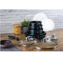 Load image into Gallery viewer, Berlinger Haus 12 Piece Marble Coating Cookware Set - Aquamarine Edition
