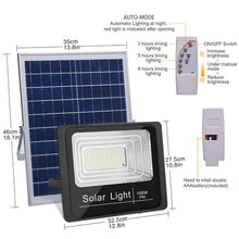 Load image into Gallery viewer, 100W Solar LED Flood Light with Remote control
