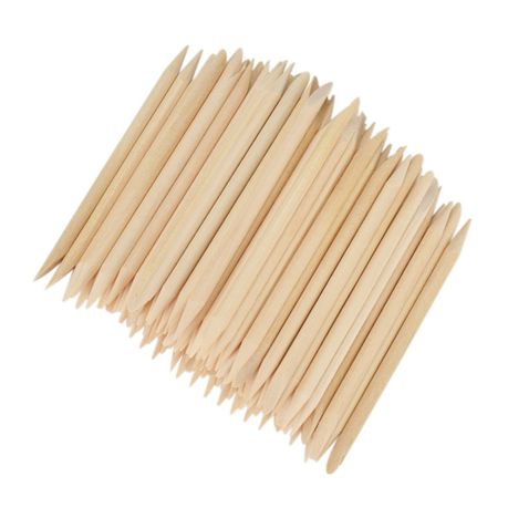 50pcs Wooden Cuticle Pushers Buy Online in Zimbabwe thedailysale.shop
