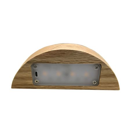 Creative Solid Wood LED Night Light - Arcuate Buy Online in Zimbabwe thedailysale.shop