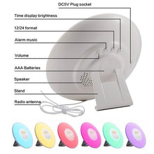 Load image into Gallery viewer, Gimmicks &amp; Gizmos Bedside Wake Up Light &amp; Alarm Clock Radio
