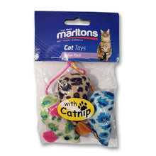 Load image into Gallery viewer, Marltons Cat Toys 3 Pack with Catnip
