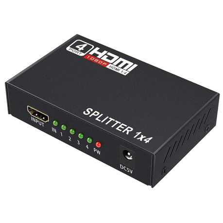 1 in 4 Out HDMI Splitter Adapter Support 4Kx2K 3D 1080P Buy Online in Zimbabwe thedailysale.shop