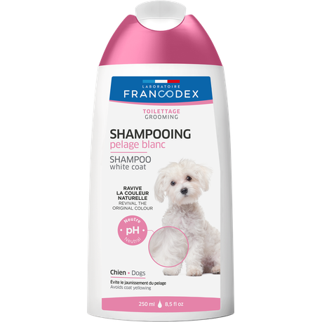 Shampoo White Coat - Dogs - 250ml Buy Online in Zimbabwe thedailysale.shop