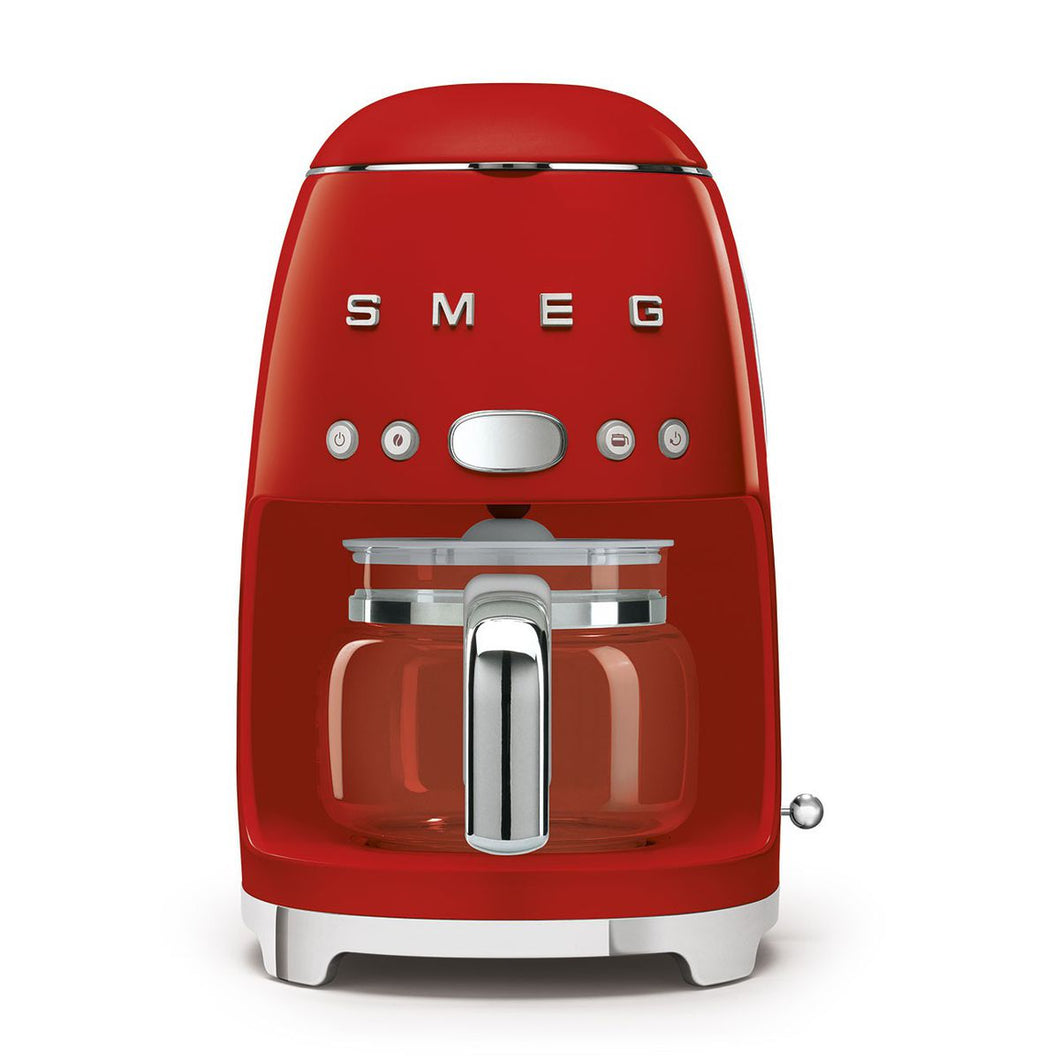 50's Retro Style Filter Coffee Machine - Glossy Red