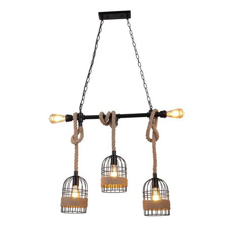Mr Universal Lighting - Industril Vintage Rope Pendant-6325-5