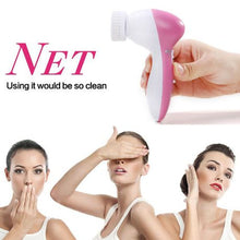 Load image into Gallery viewer, T4U 5 in 1 Facial Cleansing Brush and Massager Set
