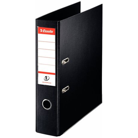 Esselte Lever Arch Polypropylene A4 70mm File - Black Buy Online in Zimbabwe thedailysale.shop