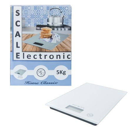 Home Classix Electronic Kitchen Scale In Colour Box
