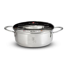 Load image into Gallery viewer, Berlinger Haus 28cm Stainless Steel Shallow Pot with Lid - Silver Jewellery
