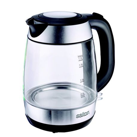 Salton Colour Changing Kettle - Black Buy Online in Zimbabwe thedailysale.shop